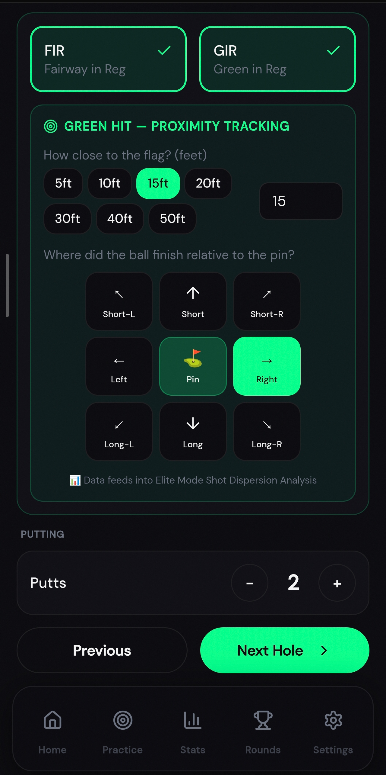 Scoring Zone round analysis